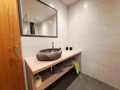 Ein Badezimmer in der Unterkunft Apart Dahuam