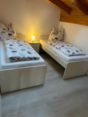 Ein Bett oder Betten in einem Zimmer der Unterkunft LEO Apart 2