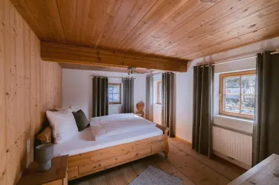 Ein Bett oder Betten in einem Zimmer der Unterkunft Nicos Daheim