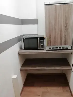 Küche/Küchenzeile in der Unterkunft Ferienwohnung Thresi Leo