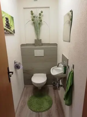 Ein Badezimmer in der Unterkunft Ferienwohnung Thresi Leo