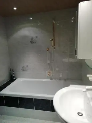 Ein Badezimmer in der Unterkunft Ferienwohnung Thresi Leo