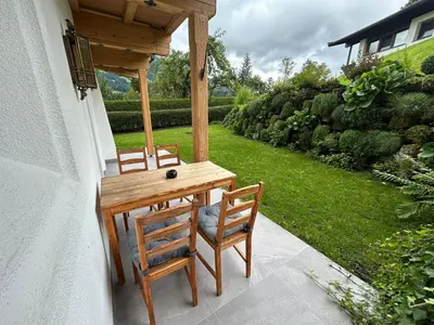 Ein Garten an der Unterkunft Apartment Troger