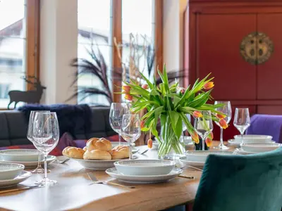 Essen in der Ferienwohnung oder in der Nähe