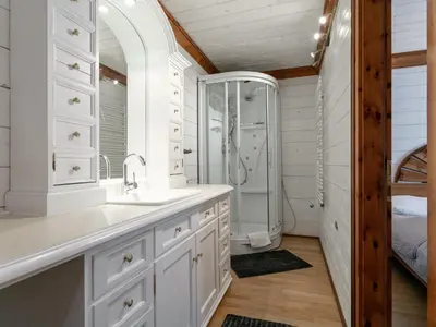 Ein Badezimmer in der Unterkunft Villa Kitz Kombination
