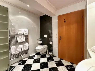 Ein Badezimmer in der Unterkunft Apartments Max & Moritz