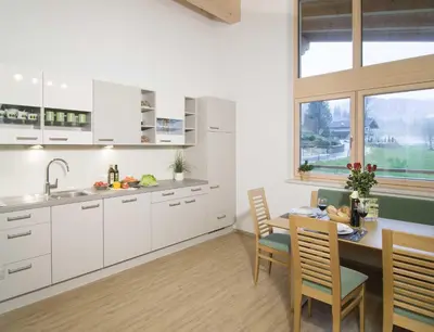 Küche/Küchenzeile in der Unterkunft Appartement Gertraud