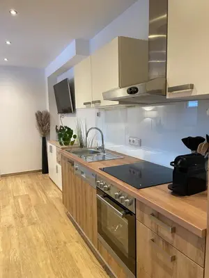 Küche/Küchenzeile in der Unterkunft Ferienwohnung Eder