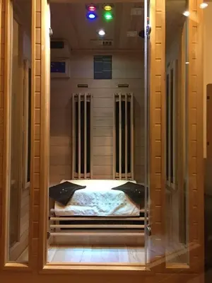 Ein Bett oder Betten in einem Zimmer der Unterkunft Ferienwohnung Auszeit
