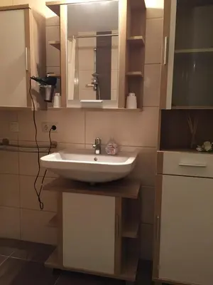 Ein Badezimmer in der Unterkunft Ferienwohnung Auszeit