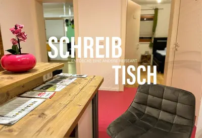 Ein Sitzbereich in der Unterkunft 80 m2, für bis 6 Personen mit tollem Skigebiet, zentral und doch ruhig