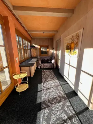 Ein Bett oder Betten in einem Zimmer der Unterkunft Villa Marianne