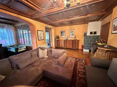 Ein Sitzbereich in der Unterkunft Villa Marianne
