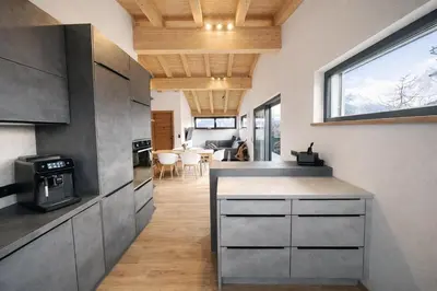 Küche/Küchenzeile in der Unterkunft Mountain Residence