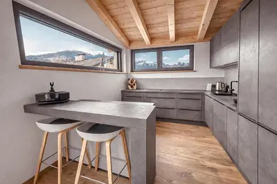 Küche/Küchenzeile in der Unterkunft Mountain Residence