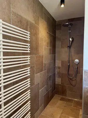 Ein Badezimmer in der Unterkunft Honsahof