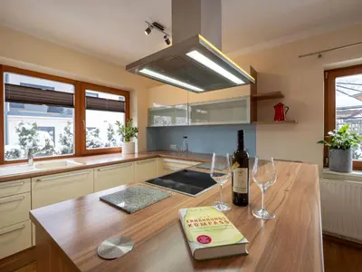 Küche/Küchenzeile in der Unterkunft Haus Alpenrose