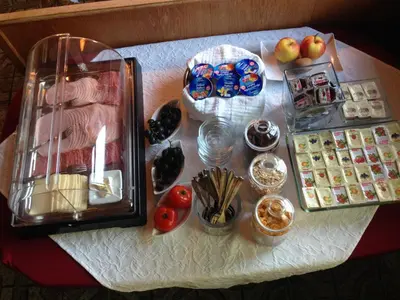 Essen in der Pension oder in der Nähe