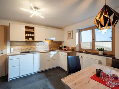 Küche/Küchenzeile in der Unterkunft Appartement Mayr
