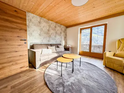 Ein Sitzbereich in der Unterkunft Zillertal Center Apartment Villa