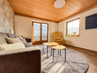 Ein Sitzbereich in der Unterkunft Zillertal Center Apartment Villa
