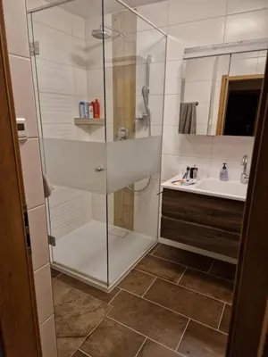 Ein Badezimmer in der Unterkunft Nicky apartments and studios