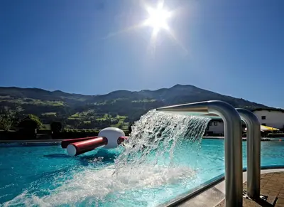 Der Swimmingpool an oder in der Nähe von Ferienhaus Bockstecken