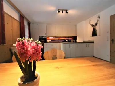 Küche/Küchenzeile in der Unterkunft Holiday Home Zauberwinkel-3 by Interhome