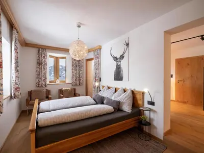 Ein Bett oder Betten in einem Zimmer der Unterkunft Appartement Penningdörfl