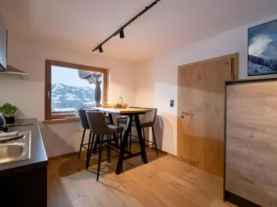 Küche/Küchenzeile in der Unterkunft Appartement Penningdörfl