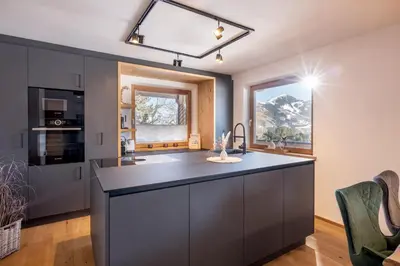 Küche/Küchenzeile in der Unterkunft Appartement Penningdörfl