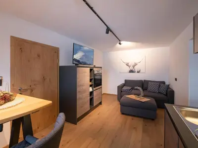 Küche/Küchenzeile in der Unterkunft Appartement Penningdörfl