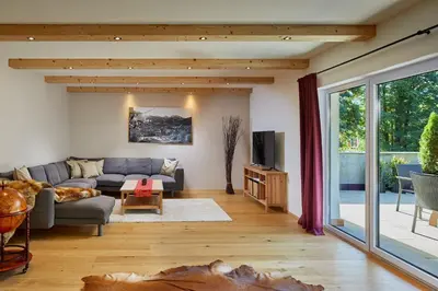 Ein Sitzbereich in der Unterkunft Kitz Mountain Living