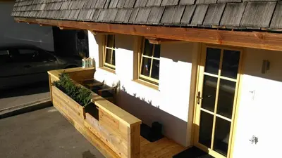 Das Gebäude in dem sich die Ferienwohnung befindet