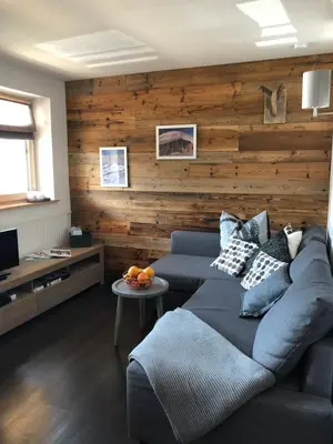 Ein Sitzbereich in der Unterkunft Alpbach 646