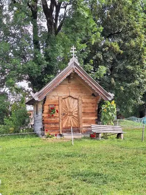 Ein Garten an der Unterkunft Chalet Platzl