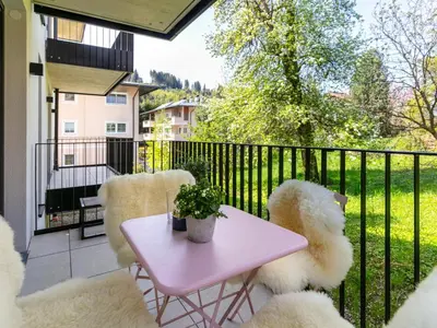 Ein Balkon oder eine Terrasse in der Unterkunft Lukasfeld 9 Top Lisi