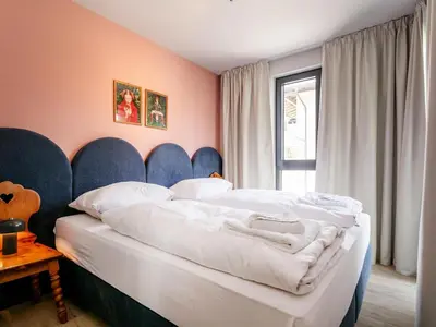 Ein Bett oder Betten in einem Zimmer der Unterkunft Lukasfeld 9 Top Sepp