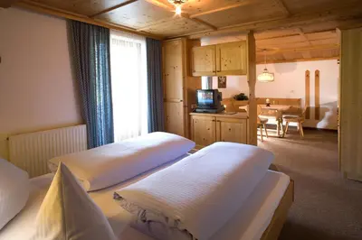 Ein Bett oder Betten in einem Zimmer der Unterkunft Gästehaus Rauch