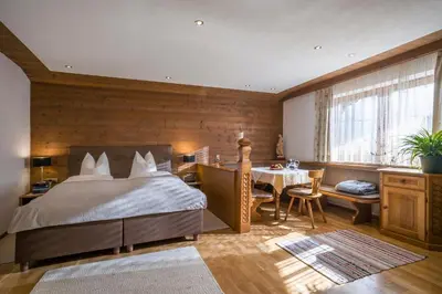 Ein Bett oder Betten in einem Zimmer der Unterkunft Gästehaus Rauch