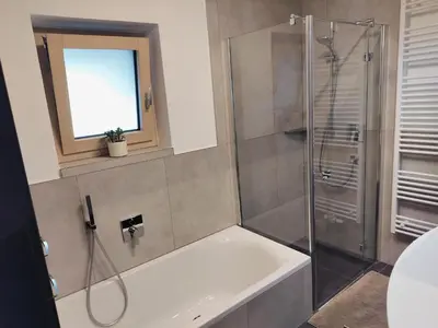 Ein Badezimmer in der Unterkunft Ferienwohnung Ortner