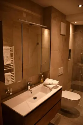 Ein Badezimmer in der Unterkunft Appartement Jochblick