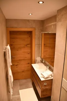 Ein Badezimmer in der Unterkunft Appartement Jochblick