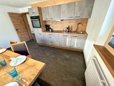 Küche/Küchenzeile in der Unterkunft Appartement Hirner