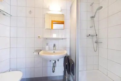 Ein Badezimmer in der Unterkunft Ferienwohnung Gipfelreich