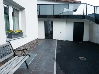 Ein Balkon oder eine Terrasse in der Unterkunft Garni Nill