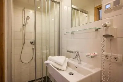 Ein Badezimmer in der Unterkunft Garni Nill