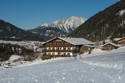 Appartements Grünholz im Winter