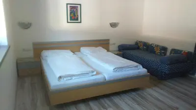 Ein Bett oder Betten in einem Zimmer der Unterkunft Michael Holaus