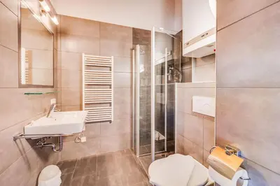 Ein Badezimmer in der Unterkunft Chalet #16 am Sonnenhang